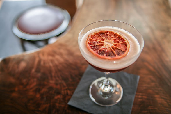 Cocktail avec Orange Slice